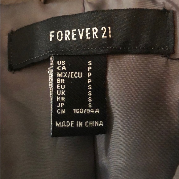 Grey Leather Moto Jacket - Picture 3 of 6